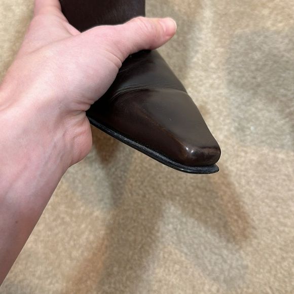 Stuart Weitzman Women Leather Heeled Booties Size 7.5 M - Picture 11 of 14